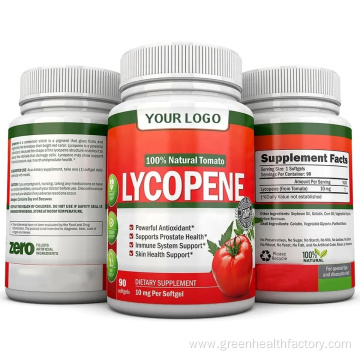 Skin Health Lycopene Tomatoes Softgel Capsules